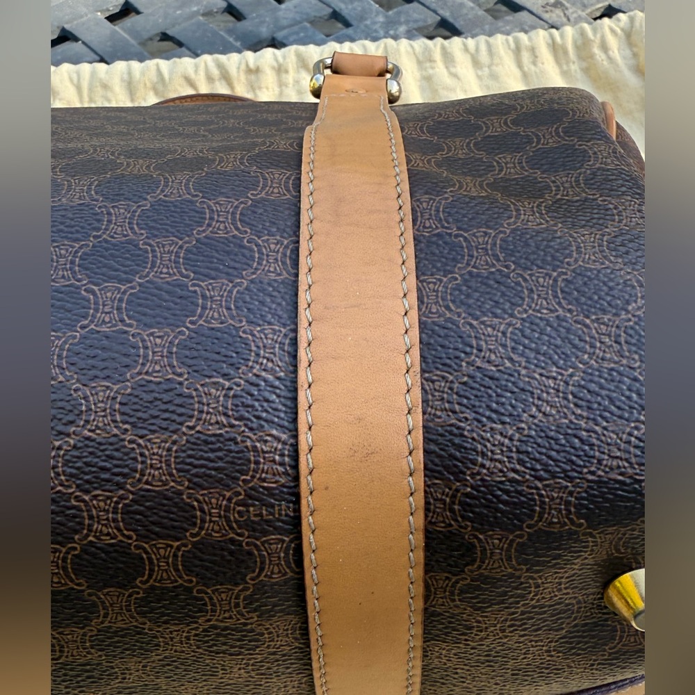 🤎 Celine Macadam Small Boston Duffle Bag - Picture 11 of 13